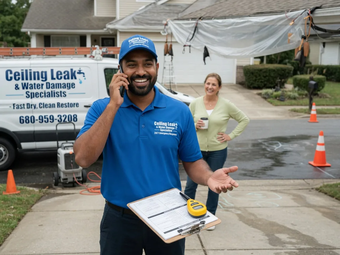 Ceiling Leak Cleanup Mineral Wells, TX FAQs